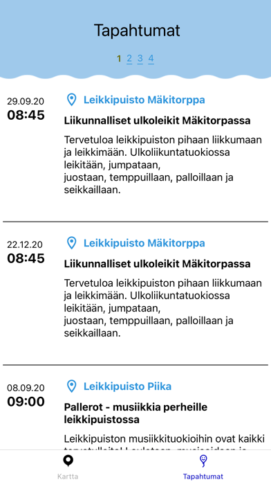 Leikkipuistot Helsinki Screenshot