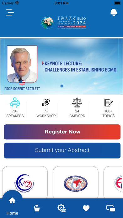 SWAAC ELSO APP Screenshot