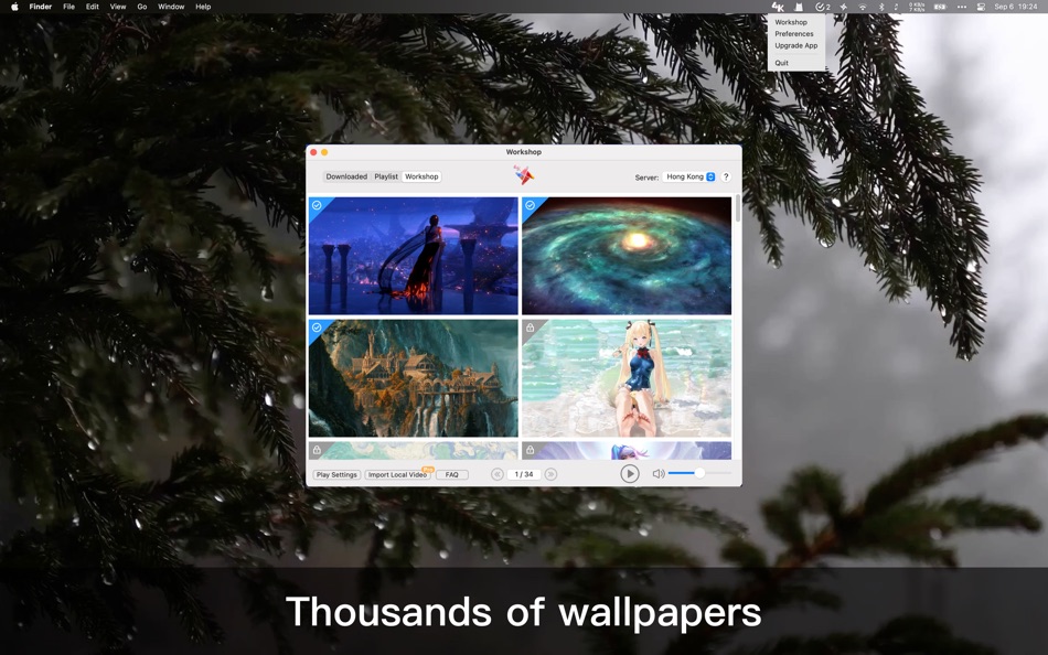 #2. 4K Dynamic Wallpaper (macOS) 由: Hao Wen