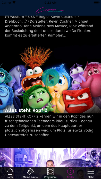Capitol Cinema Center Werne Screenshot