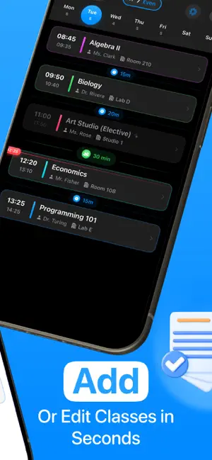 Weekyr - Student Timetable screenshot 3
