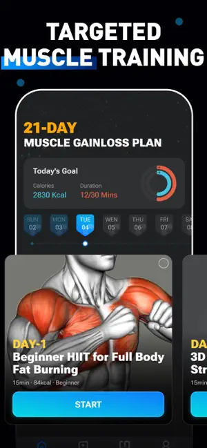 MuscleMaxMe: Fitness Planner screenshot 4