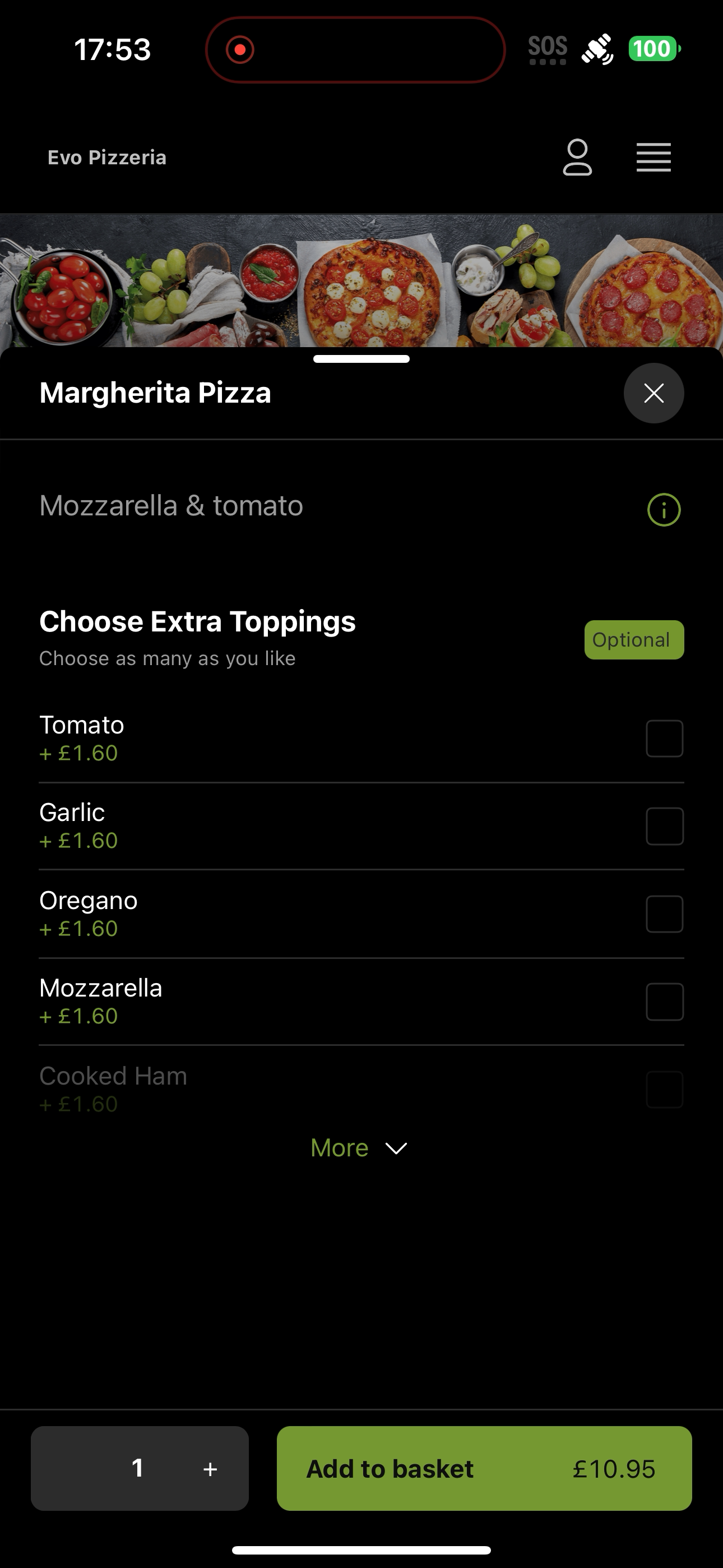 EVO Pizzeria screenshot 5
