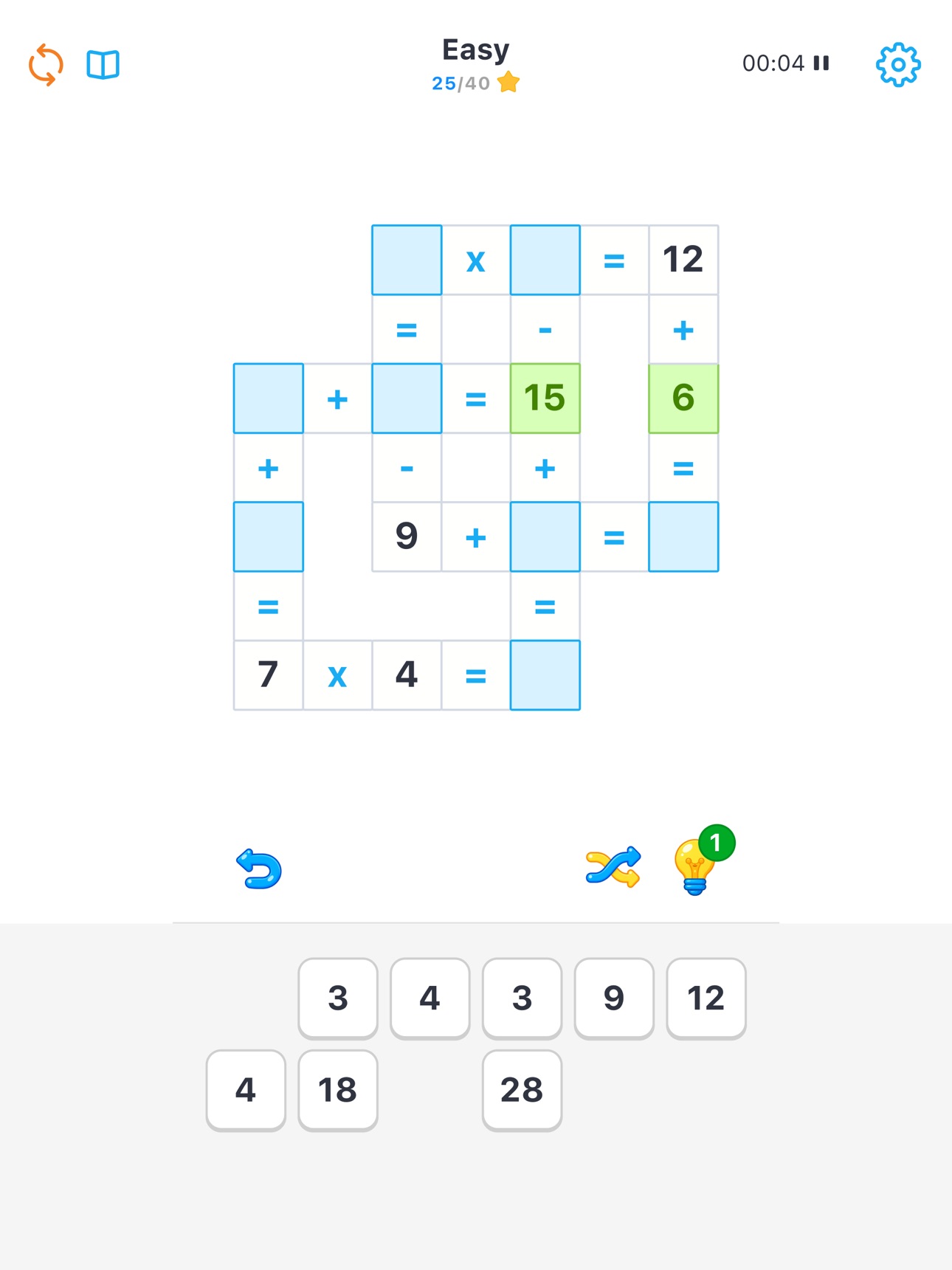 Screenshot 11 of Cross Math - Math Puzzle Game