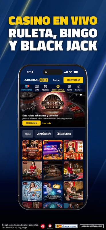 AdmiralBet Ruleta y Casino screenshot 4