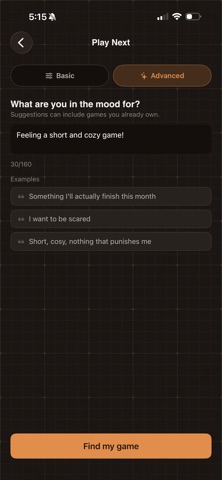 GameDial: AI Game Backlog Screenshot 5 of 6