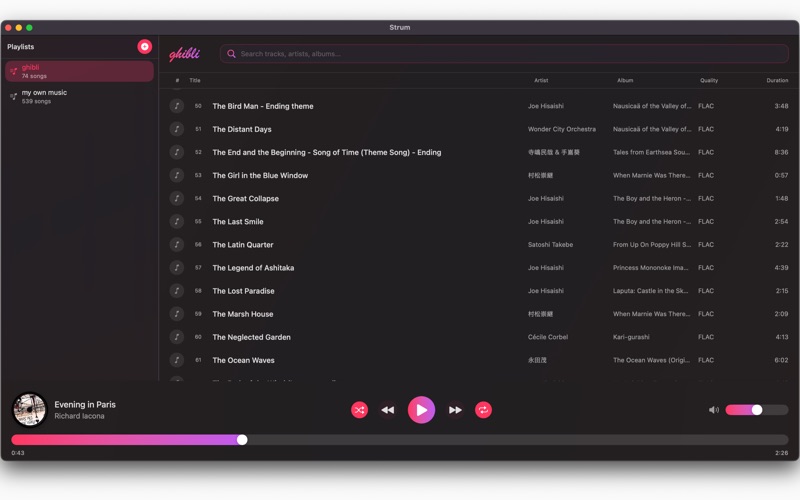 Strum Music Player screenshot
