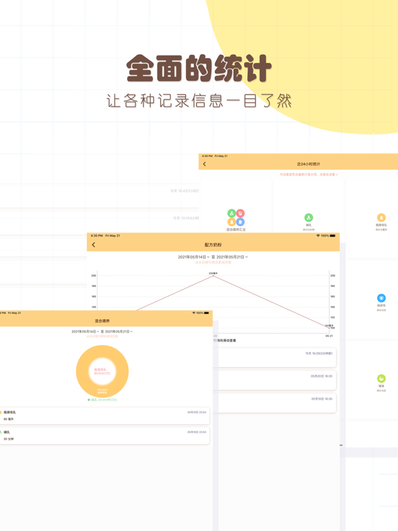 Baby Tracker-Newborn Care Log iPad screenshot 2 - Medical app