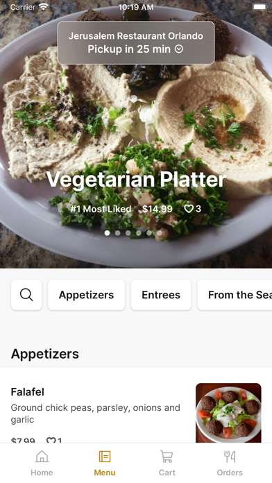 Jerusalem Restaurant Screenshot