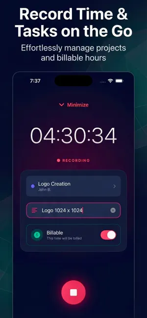 Time Tracker: Time Calculator screenshot 2