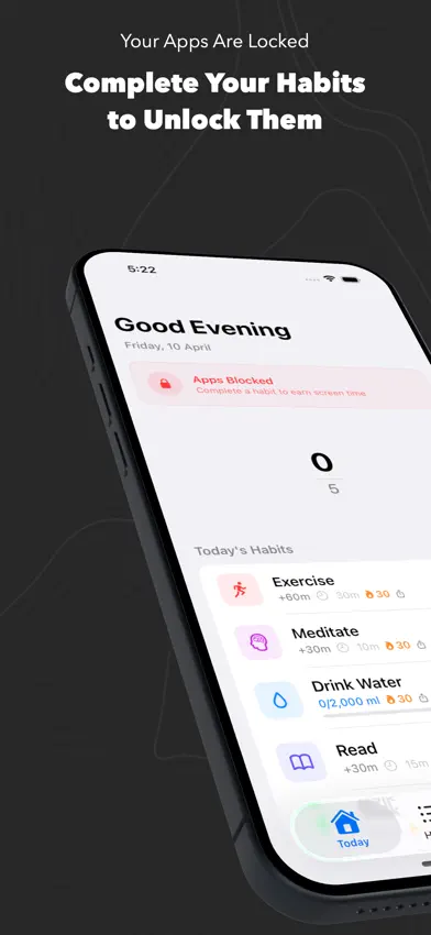HabitBlocker: Earn Screen Time screenshot 1