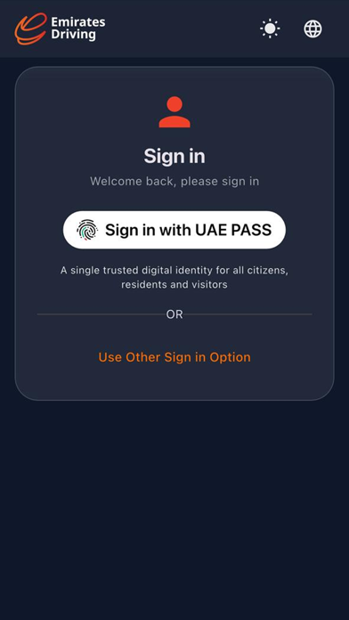 Emirates Driving Student App iPhone screenshot 2
