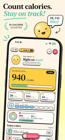 Bitey - AI Calorie Counter Screenshot 1 of 6