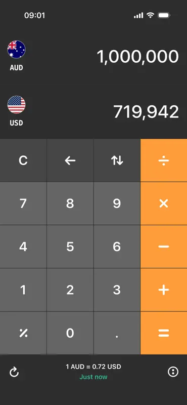 Currency converter calculator! screenshot 2 of 3