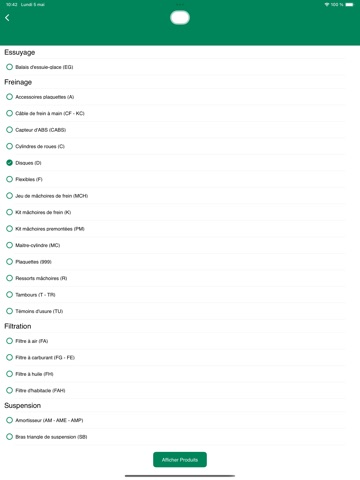MyMGAMobile iPad screenshot