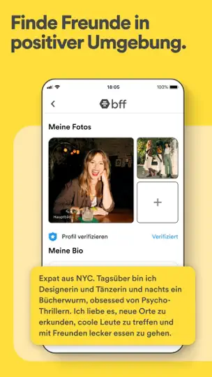 Screenshot von Bumble For Friends: Neue Leute auf dem iPhone 5