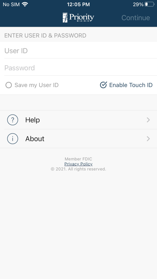 #2. Priority Bank (iOS) Bởi: Priority Bank
