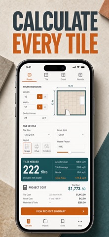 Tile Calculator: Estimator Screenshot 1 of 10