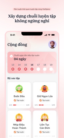 VietSpine - Daily Workout iPhone screenshot 4