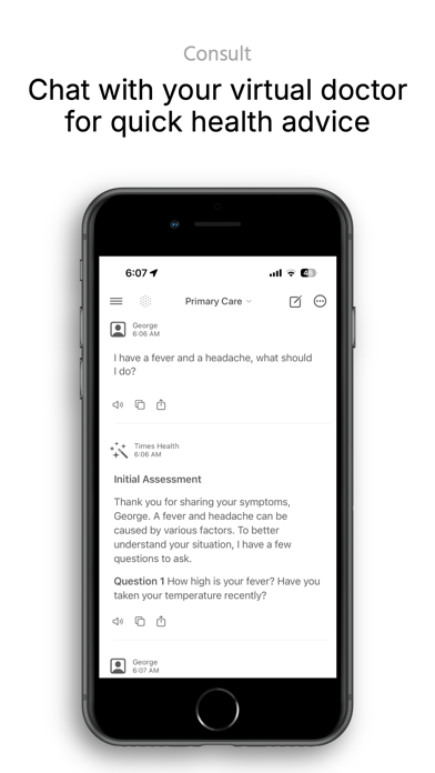 Times AI Health Screenshot