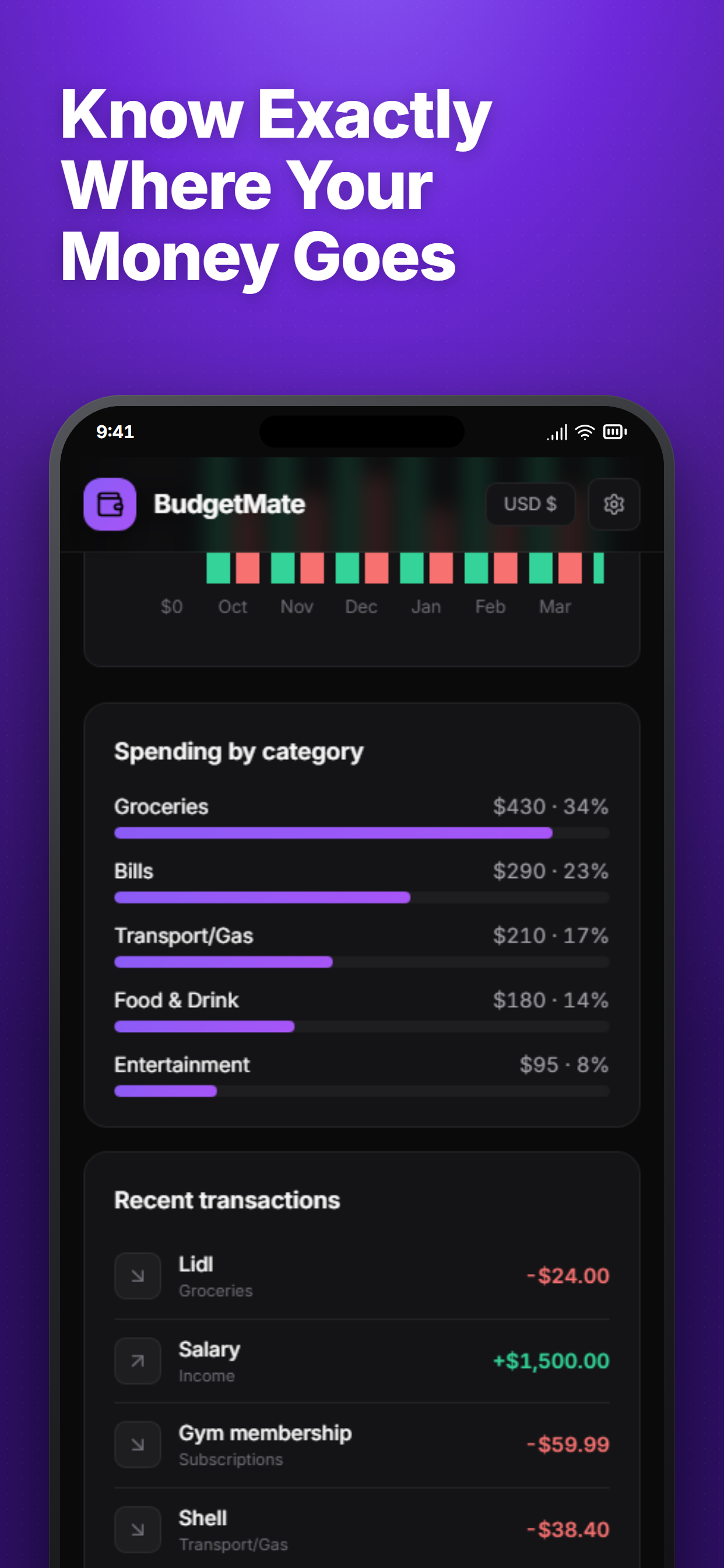 Budgetmate - AI Budget Tracker