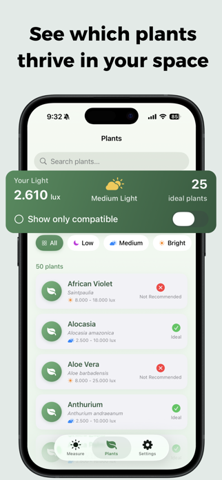Light Meter For Plants Screenshot 2 of 3