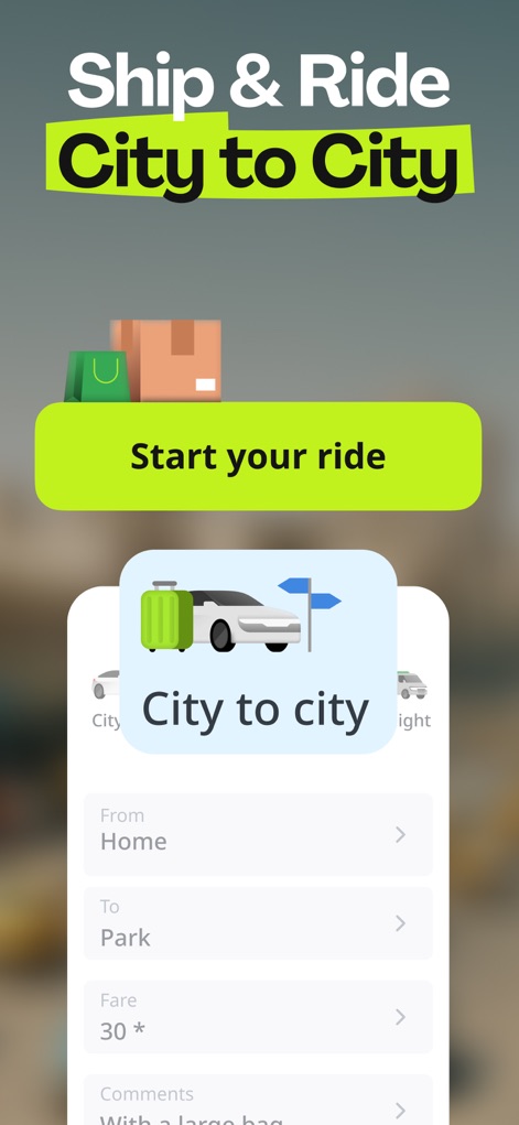 inDrive. Save on city rides - Überlandfahrten planen