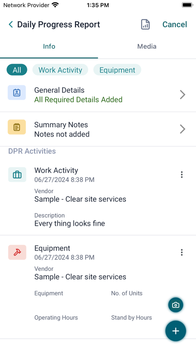 Aurigo Essentials Screenshot