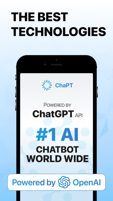 ChaPT - AI Chat Bot client Screenshot