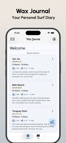Wax Journal: Surf Diary Screenshot 1 of 5