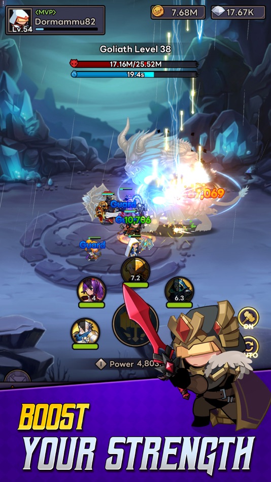 #3. Self-Service Knight : idle RPG (iOS) 来自: cookapps