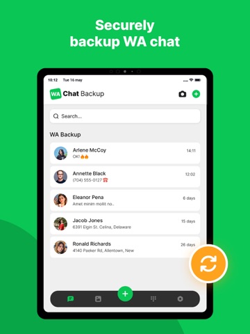 Chat Backup & Restore for WA iPad screenshot
