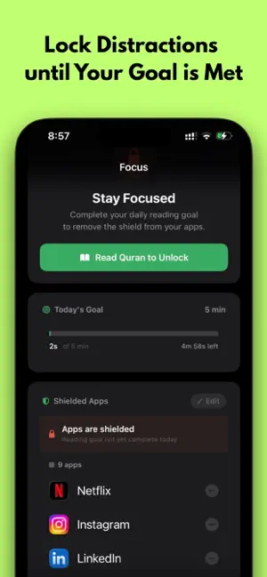 QuranFirst: Read Before Scroll screenshot 2