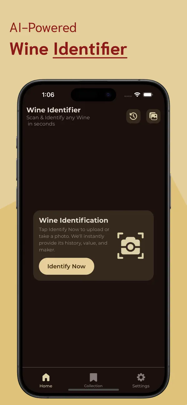 #1. Wine Identifier (iOS) بواسطة: Ankur Dhameliya