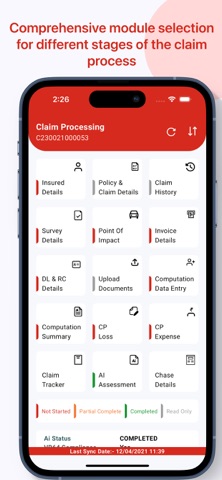 HDFC ETE Claims screenshot