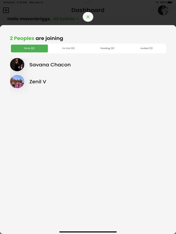 The Friendzy App iPad screenshot 4 - Social Networking app