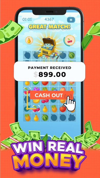 Fruit Match: Win Real Money! Screenshot