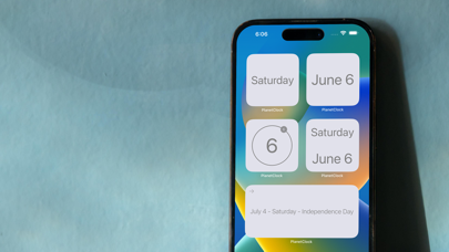PlanetClock - Minimalist Clock Screenshot