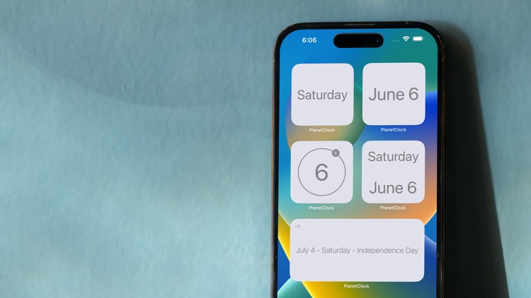 PlanetClock - Minimalist Clock