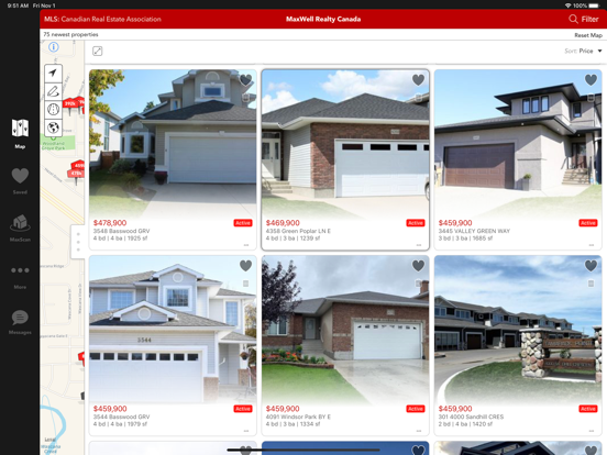 MaxWell Realty Home Search iPad screenshot 2 - Lifestyle app