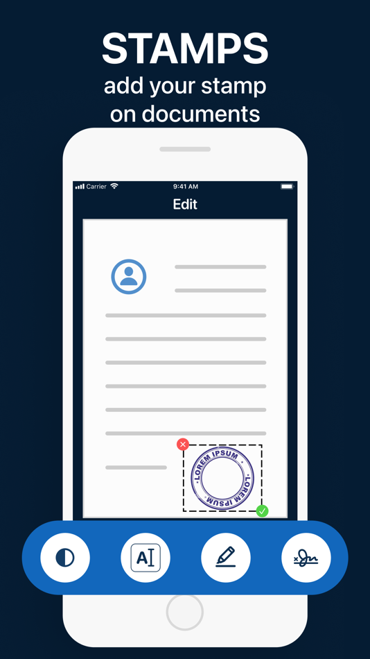 #4. Document scanner: SIGN & EDIT (iOS) 由: Uladzislau Nasonau