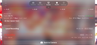 Cine Sport Cam iPhone screenshot