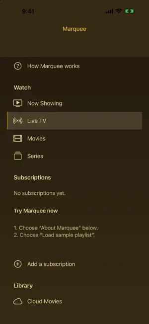 Rinnovare Marquee Player screenshot 4