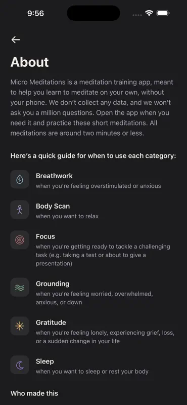 Micro Meditations screenshot 7 of 7