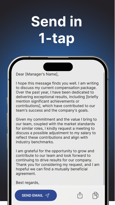 Boss AI Email Writer Screenshot