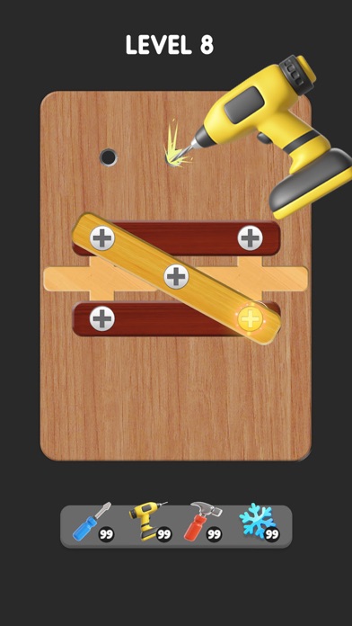 Wood Screw Puzzle Screenshot