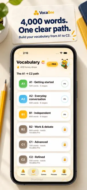 VocaBee: English Vocabulary screenshot 4