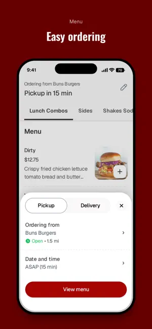 Buns Burgers To Go screenshot 3