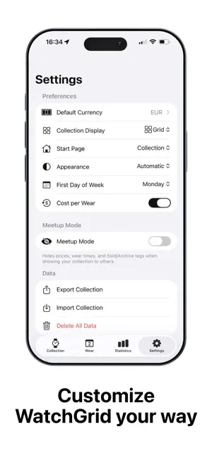 WatchGrid - Watch Tracker screenshot 4