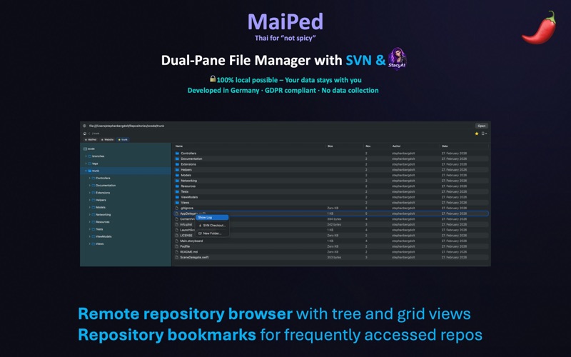 MaiPed screenshot